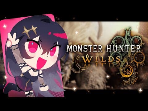 【MONSTER HUNTER WILDS BETA】my first time playing !!【#VSPOEN #AryaKuroha】