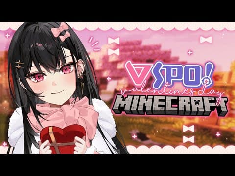 【MINECRAFT】surprise valentine's day crafting !!【#VSPOEN #AryaKuroha】