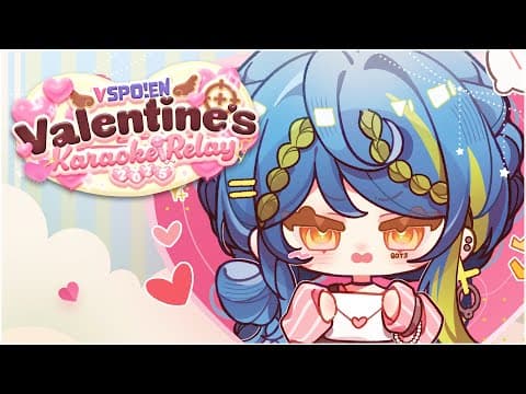 【VSPO! EN Valentine's Karaoke Relay 2025】W-who said I liked you?!【#VSPOEN #RemiaAotsuki】