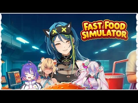 【FAST FOOD SIMULATOR】  WHO'S THE IDIOT SANDWICH?! 【#VSPOEN #RemiaAotsuki】